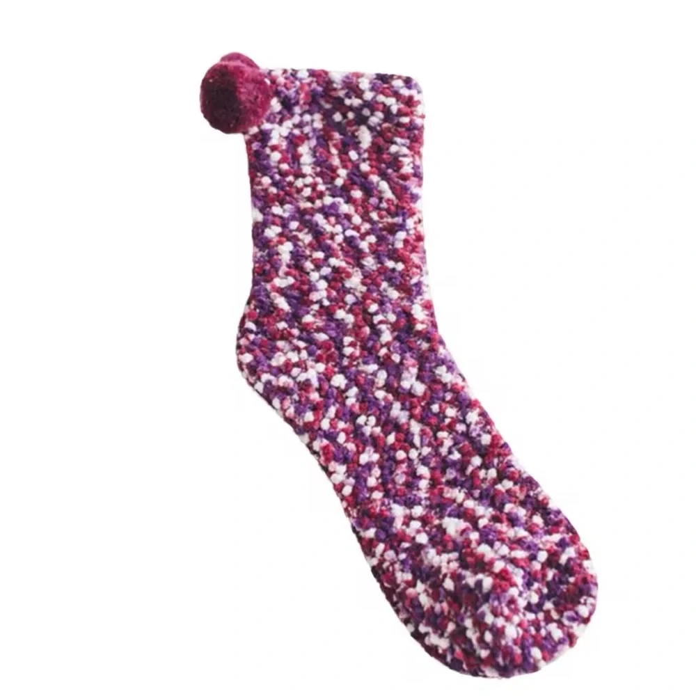 Socks with Pom Poms